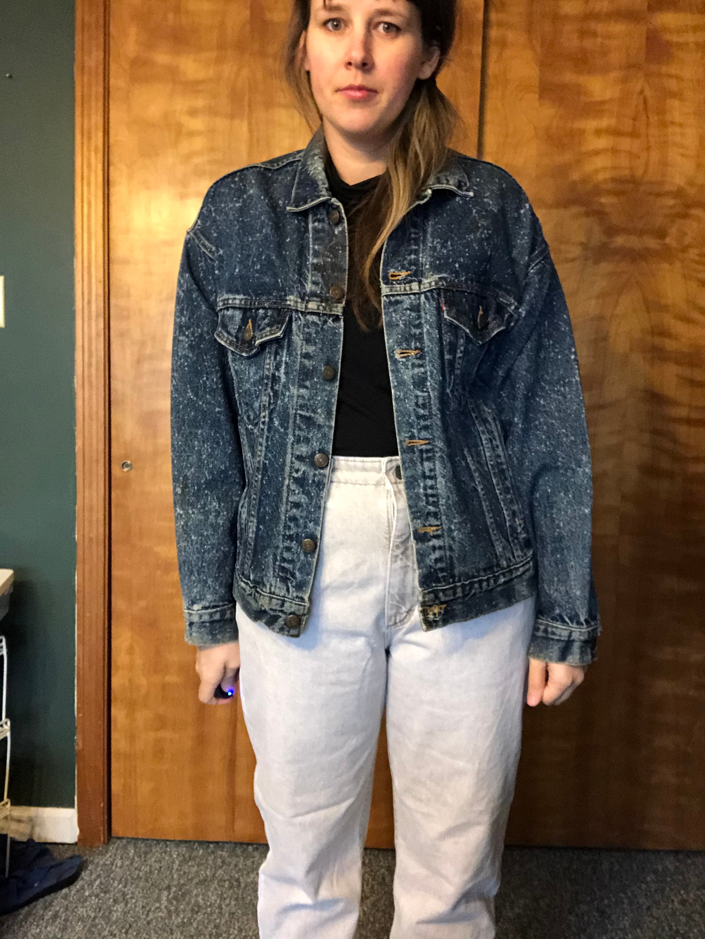 Vintage Levi's 80's Distressed Denim Jacket medium | Etsy