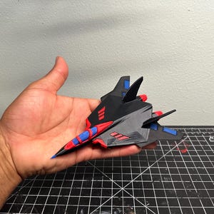 Swat Kats TurboKat Jet – 3D-geprint model | Verzamelobject retro cartoon | Aangepast scifi-vliegtuigspeelgoed