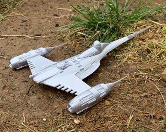 Din Djarin's N-1 Starfighter - The Mandalorian Star wars -  Scale Model | 3D Printed - Naboo Starfighter