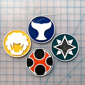 Power Ranger-Ninja Ranger- Ninja Storm Coins-Morpher coins