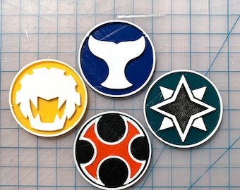 Power Ranger-Ninja Ranger- Ninja Storm Coins-Morpher coins