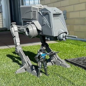 Republic AT-PT Walker-modell: Star Wars Legion, Micro Galaxy och Vintage Collection Scale