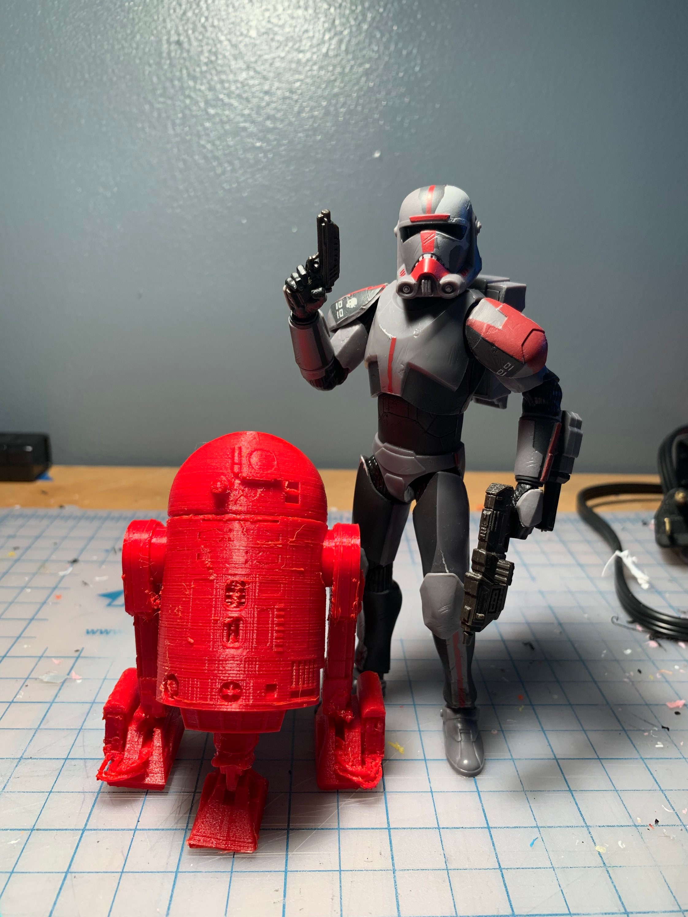 R2-unit Astromech Droid-black Series Scale - Etsy