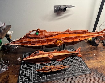 The Nautilus Submarine Model – 20,000 Leagues Inspired Display Piece | Fully Assembled & Full Color