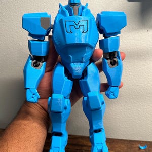 Mecha Man action figure | Dispatch Mechaman |Dispatch illustration fan art | articulated figure | Robert Robertson