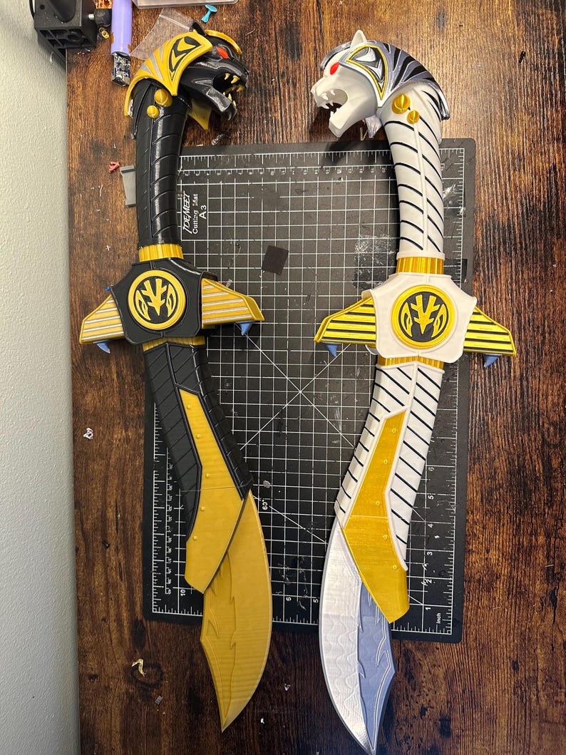 Power Rangers Saba Prop Saba Sword -legacy Sword- Power Rangers - White Ranger Mighty Morphing ...