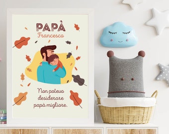 Personalized Father's Day Picture - Dad is a Son