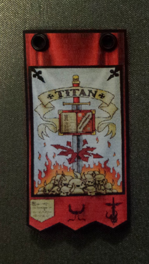 Warhammer 40k Ravenguard Chapter Standard Custom Made Banner Toys Toys