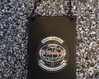 Toppa Tattica Ricamata North America BSAA Zombie Apocalypse - 10x9,5 Cm Con Velcro Per Zaini, Giubbotti, Cosplay