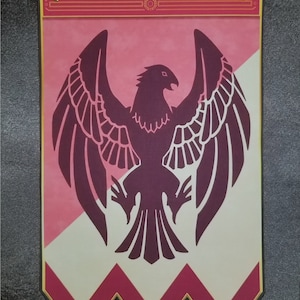 Bandeira das Águias Negras de Fire Emblem Three Houses