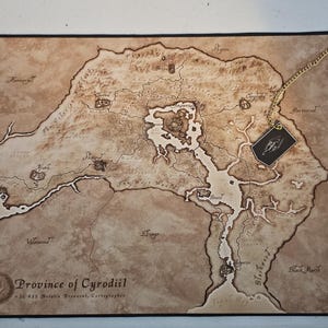 Mapa de tela de la provincia de Cyrodiil