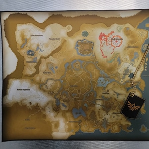 Mapa de tela personalizado de The Legend of Zelda Tears of the Kingdom
