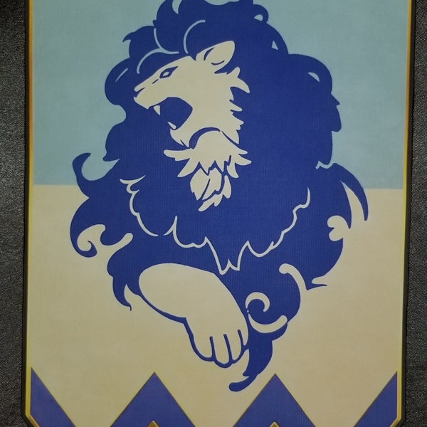 Fire Emblem Trois Maisons Bannière Lions Bleus