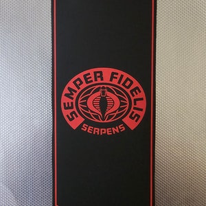 Gi Joe Cobra Semper Fidelis Serpens Banner Figure scale