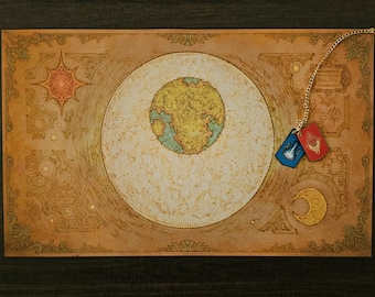 Final Fantasy XIV Shadowbringers Custom Cloth Map of The First(Largest)