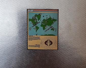 Gi Joe Classic Scale Map Of Cobra Bases