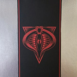 Gi Joe Cobra Eye Of Cobra Banner Figure scale