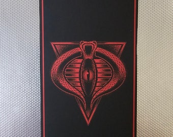 Gi Joe Cobra Eye Of Cobra Banner Figure scale