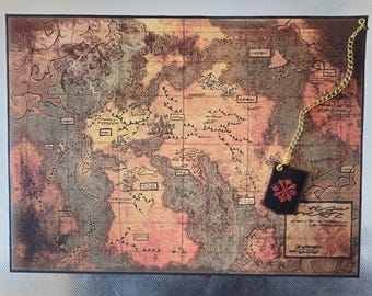 Monster Hunter Map Of The New World Custom Cloth