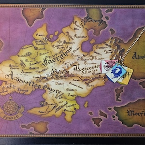 Fire Emblem Three Houses Mappa in tessuto Fodlan (scala più grande)