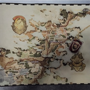 The Legend Of Heroes: Spuren Der Kalten Stahl-Karte von Zemuria