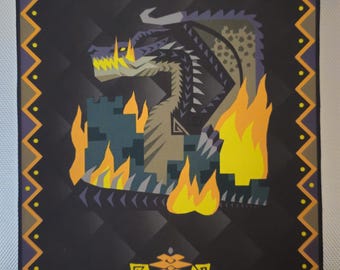 Monster Hunter Fatalis Banner nach Maß