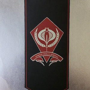 Gi Joe Cobra Crimson Guard Banner Figure scale Style 1