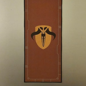 Mandalorian True Mandalorian Banner Star Wars Figure Scale