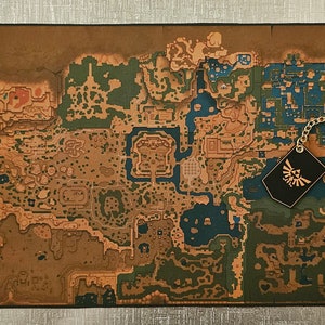 The Legend of Zelda Echoes of Wisdom Mappa Stile 2 Tessuto personalizzato