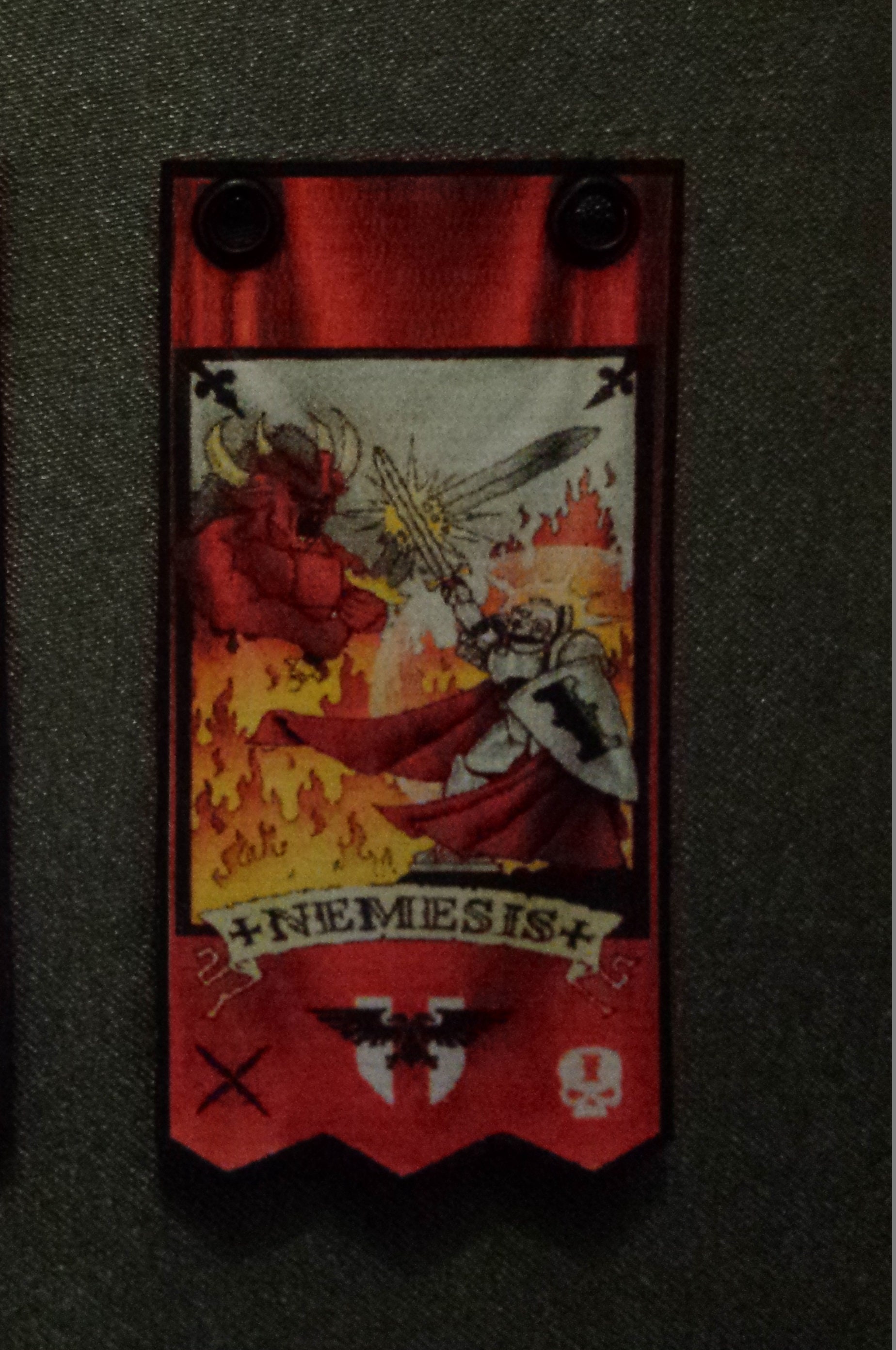 Warhammer 40k Grey Knights Nemesis Standard Custom Made Banner Etsy