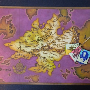 Fire Emblem Three Houses Mappa in tessuto Fodlan