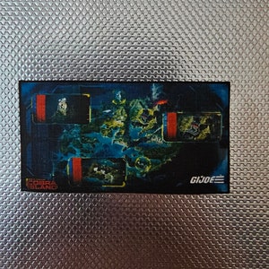 Gi Joe Classic Scale Map of Cobra Island