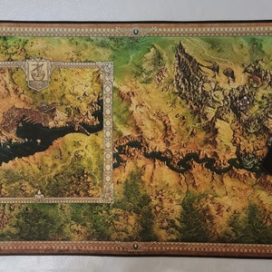 Baldurs Gate 3 Custom Made Cloth Map(Large)