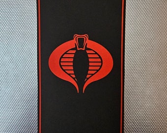 Gi Joe Cobra Banner Style 2 Figure scale