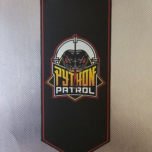 Gi Joe Cobra Python Patrol Banner Figure scale