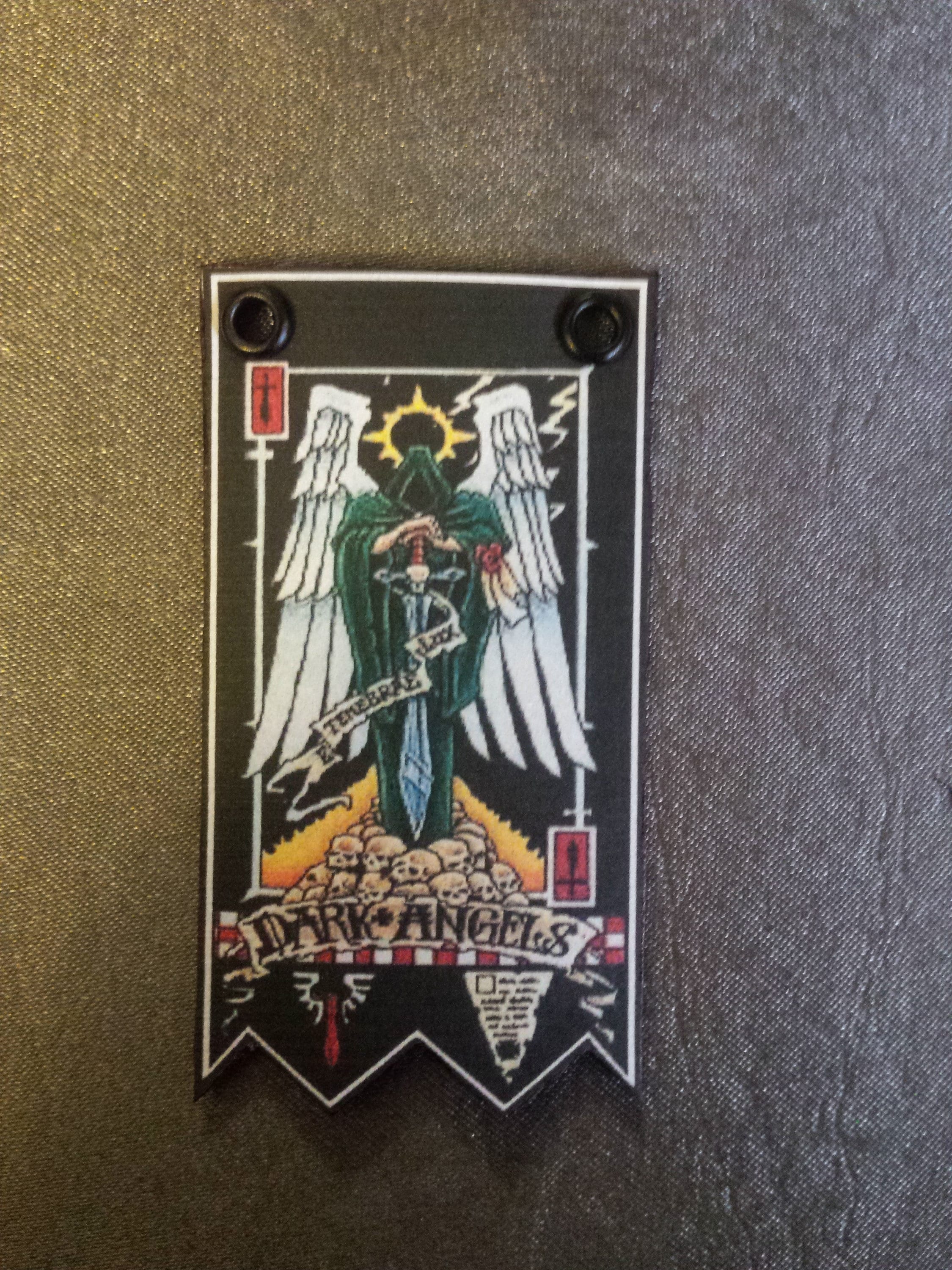Warhammer 40k Dark Angels Standard Custom Made Banner Etsy