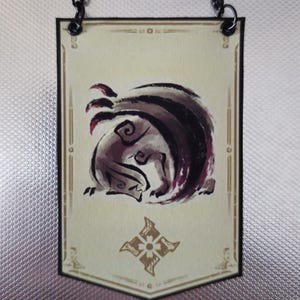 Monster Hunter Gore Magala Custom Made Mini Cloth Banner