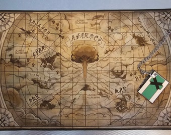 Xenoblade Chronicles Custom Made Cloth Map of Alrest