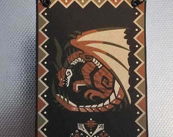 Monster Hunter Safi'Jiiva Custom Made Mini Cloth Banner