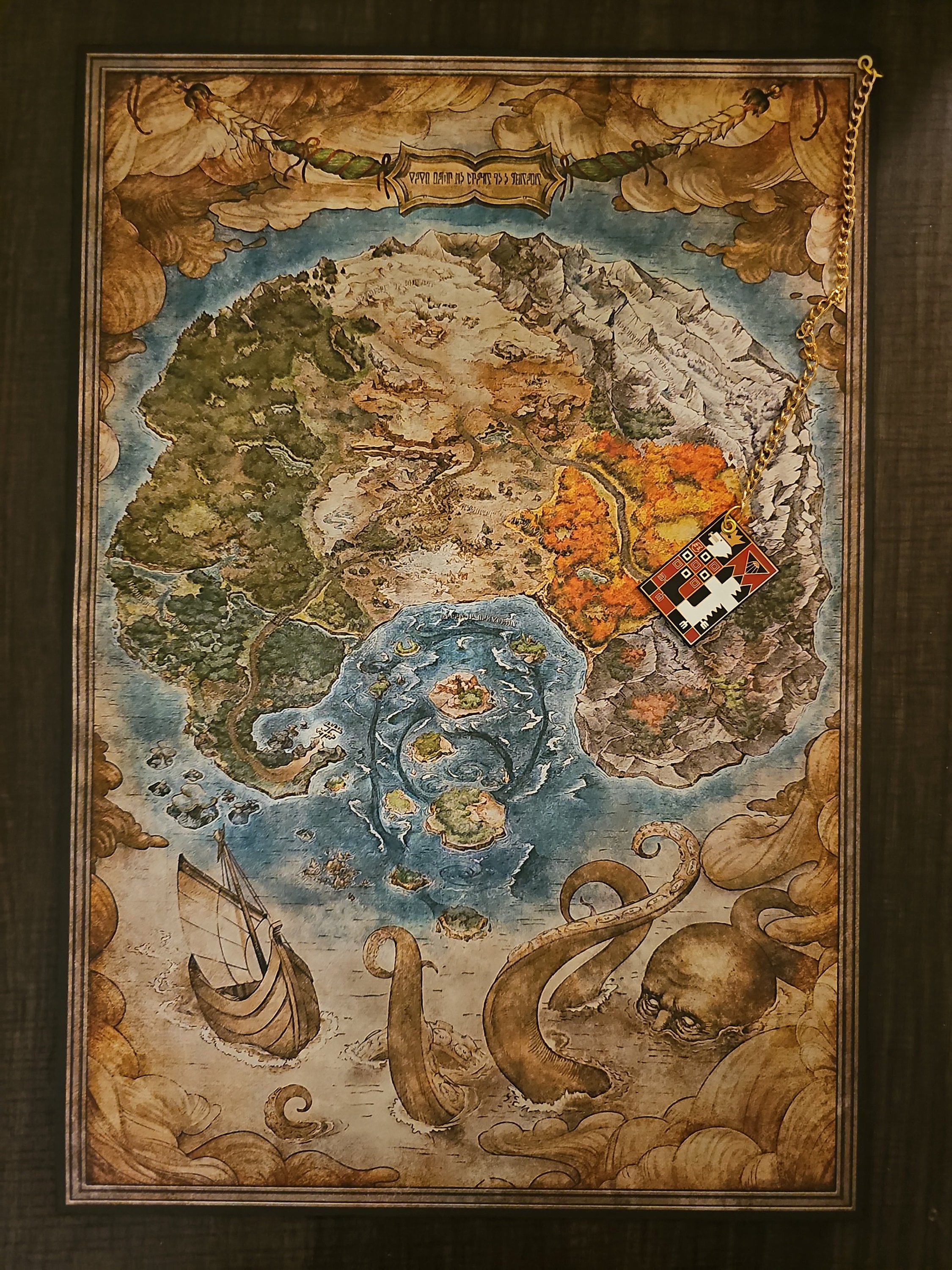メタファー:リファンタジオ 世界地図 海外限定布製マップ - メルカリ