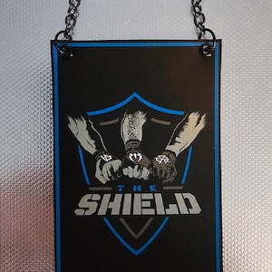 WWE Shield Mini Banner Style 5
