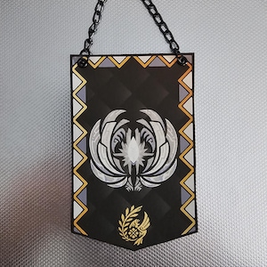 Monster Hunter Wilds Zoh Shia Custom Made Mini Cloth Banner