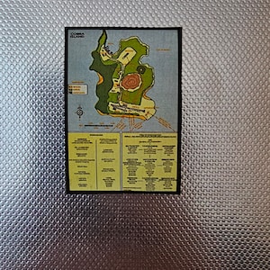 Gi Joe Classic Scale Map of Retro Cobra Island
