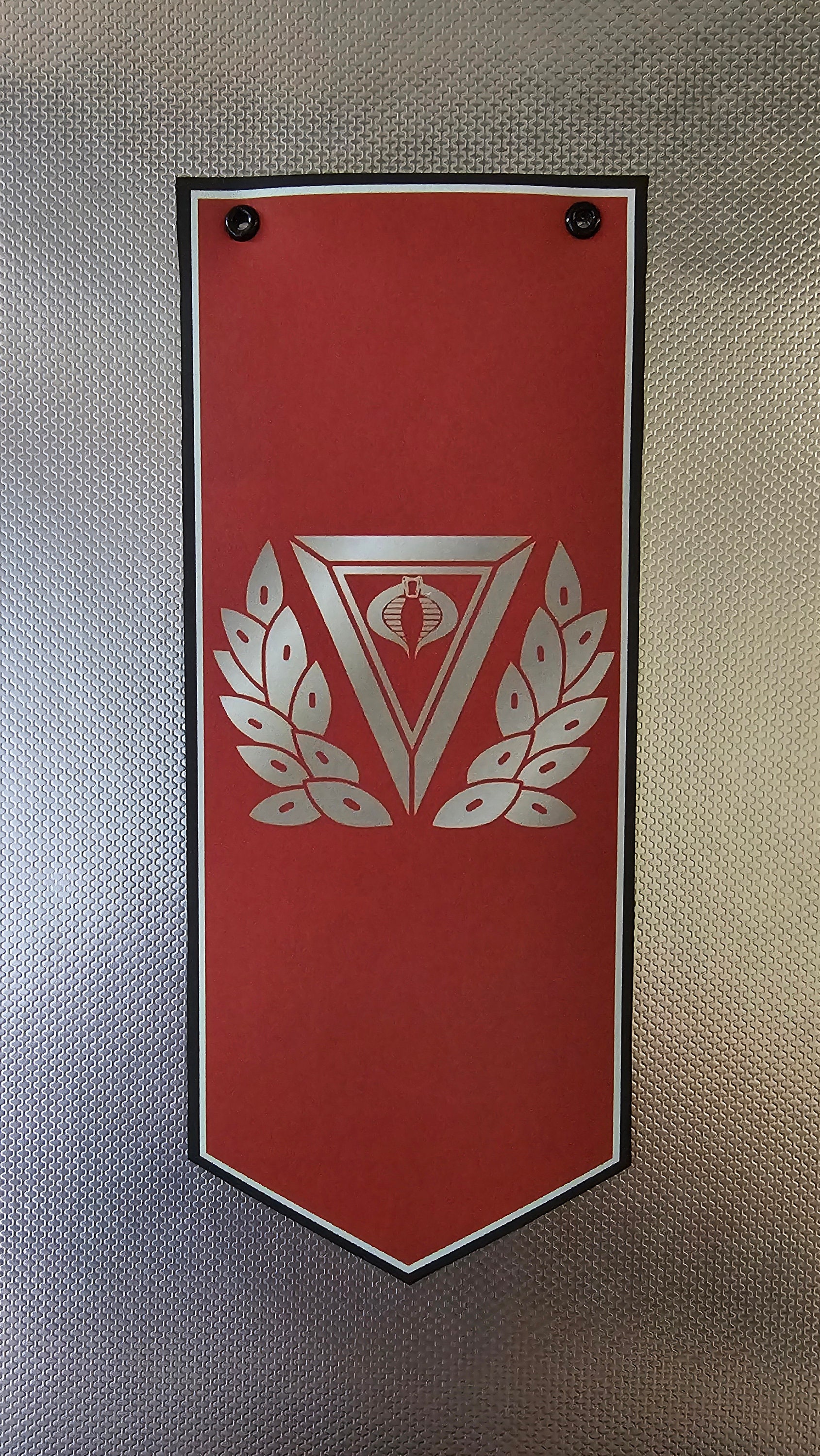 Gi Joe Cobra Crimson Guard Banner Figure scale Style 2