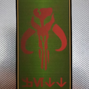 Mandalorian Boba Fett Banner Star Wars Figure scale