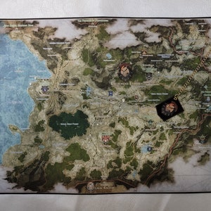 Mapa de Erebonia de la serie The Legend Of Heroes: Trails