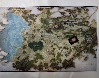 The Legend Of Heroes: Trails series map of Erebonia