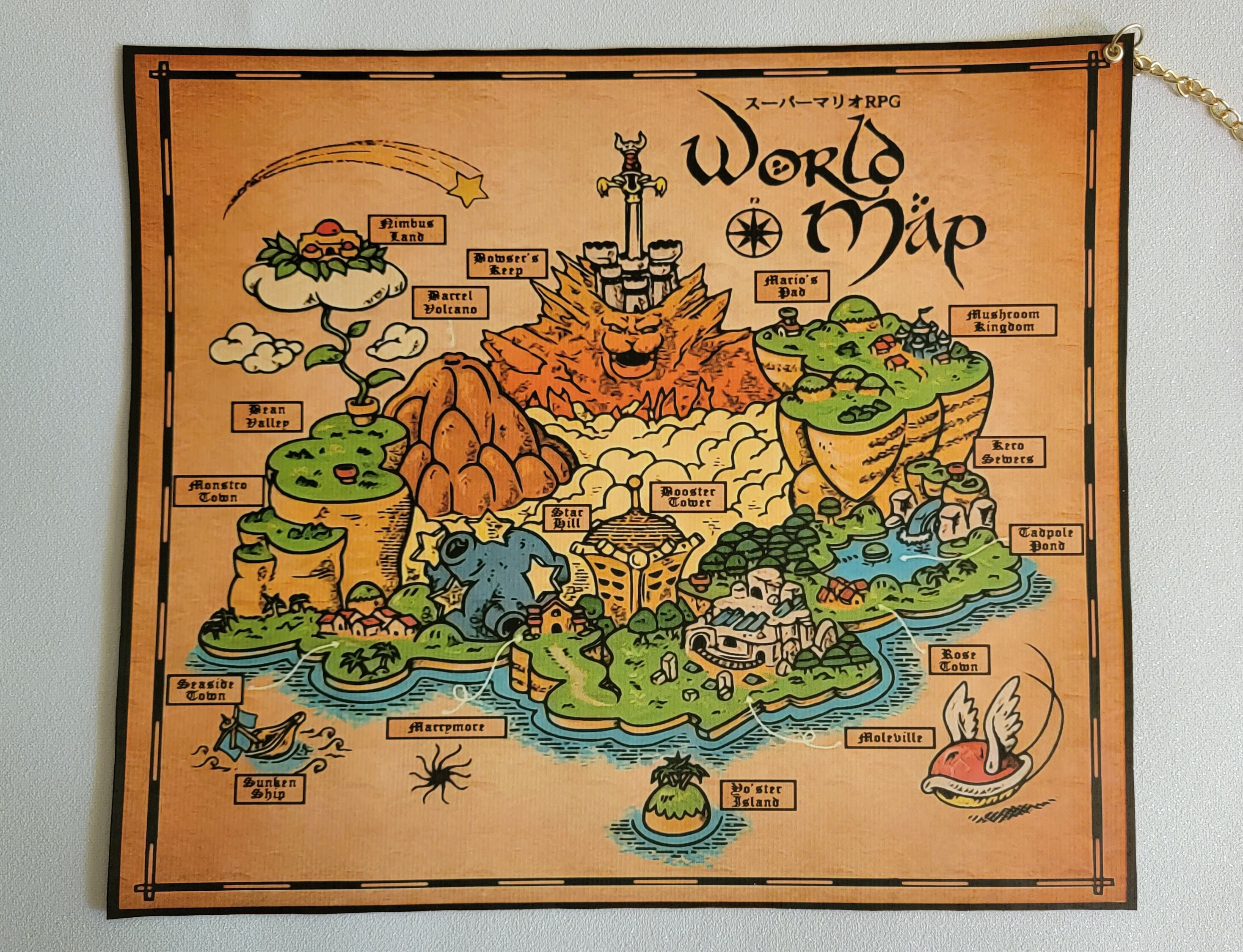 Super Mario; RPG World Map - Etsy