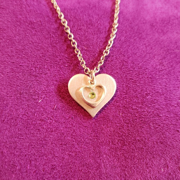 There's a hole in my heart, where you'll always be- Memorial necklace