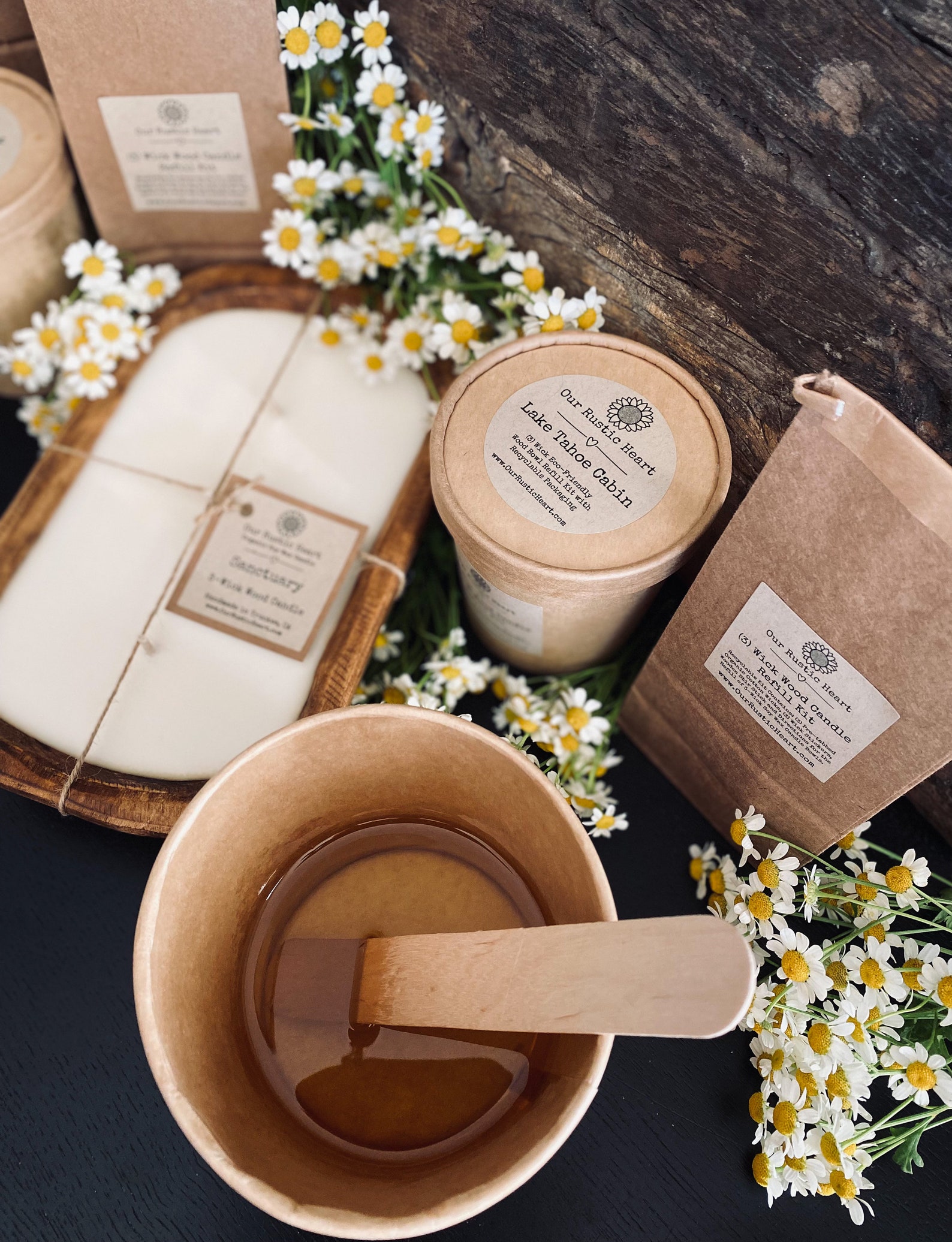 Candle Refill Kits Organic Soy Wax Candle Refill Kits Etsy